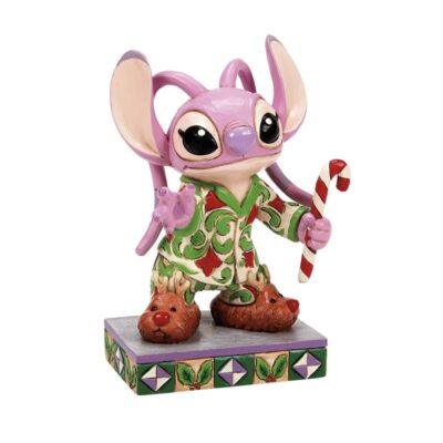 Disney Traditions Angel in Christmas PJs Lilo and Stitch 11.5cm Figurine