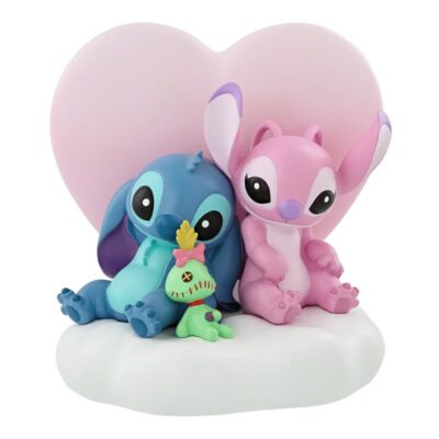 Disney Grand Jester Light up Lilo & Stitch and Angel Scene 16cm Figurine