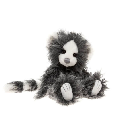 Charlie Bears Grey & White Money Monster Plush 28cm Teddy