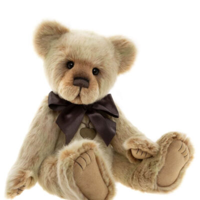 Charlie Bears Snoozy Cream & Brown 30cm Plush Teddy Bear
