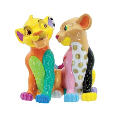 Disney Britto The Lion King Simba and Nala 15cm Figurine