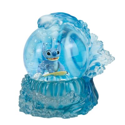 Disney Showcase Stitch Surfing Waterball 15cm Figurine