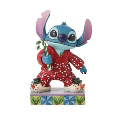Disney Traditions Stitch in Christmas PJs Lilo and Stitch 12cm Figurine