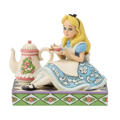 Disney Traditions Alice in Wonderland Alice with Teapot 10.5cm Figurine