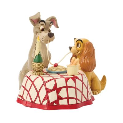 Disney Traditions Lady & the Tramp Spaghetti LED 15cm Figurine
