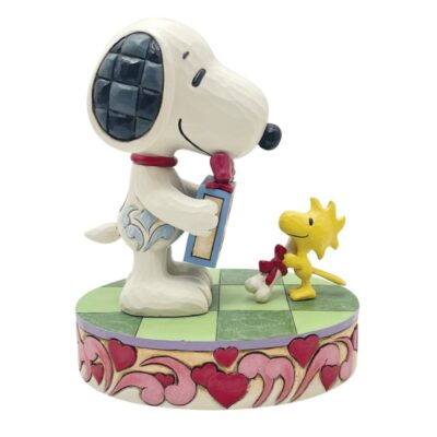 Snoopy and Woodstock Valentines - Peanuts by Jim Shore 13.5cm Figurine