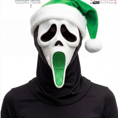 Official Scream Ghost Face Lives Christmas Elf Mask