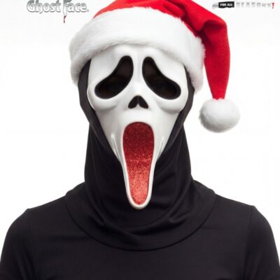 Official Scream Ghost Face Lives Christmas Santa Mask