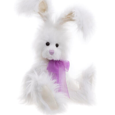 Charlie Bears Nikini White Bunny Rabbit 38cm Teddy Bear