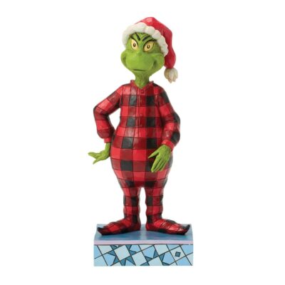 Disney Traditions The Grinch Wearing Pyjamas Christmas 17cm Figurine