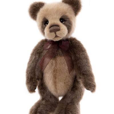 Charlie Bears Sore Paws Cream & Brown Panda Bear Plush Teddy 29cm