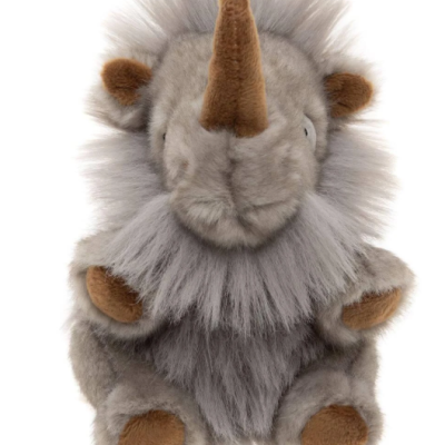 Charlie Bears Cuddle Cub Small Woolly Rhino Teddy 13cm