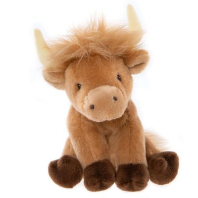 Charlie Bears Cuddle Club Highland Cow Teddy Bear 13cm